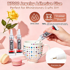Generic tweezers and pickup pen included for precise placement and faster application
