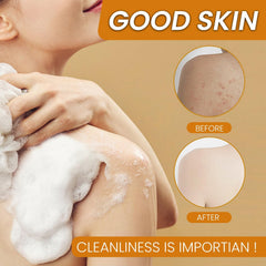 Generic soap applied to face showing gentle cleansing and balanced skin feel