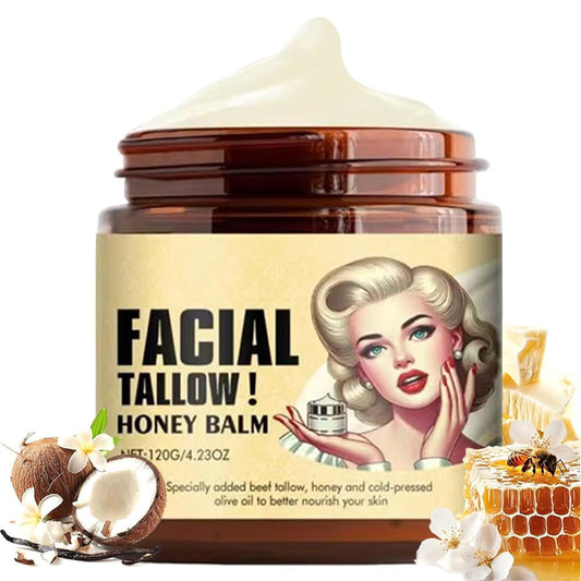 Generic front packaging showing jar and product name, highlights purity and natural sourcing
