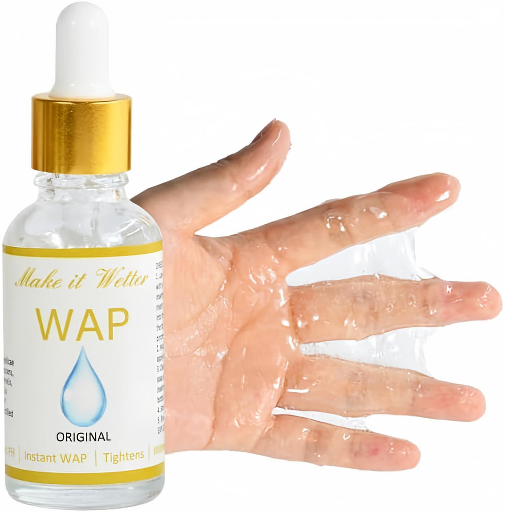 Generic yoni oil front bottle showing compact travel-friendly design and clarity