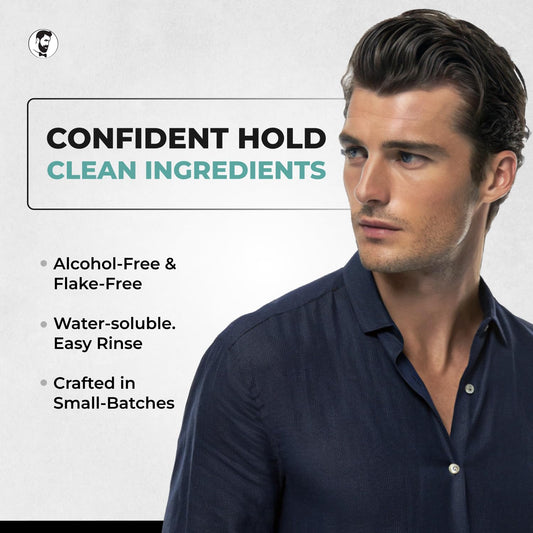 Gentlemen Republic gel texture close-up highlighting smooth, non-flaking finish