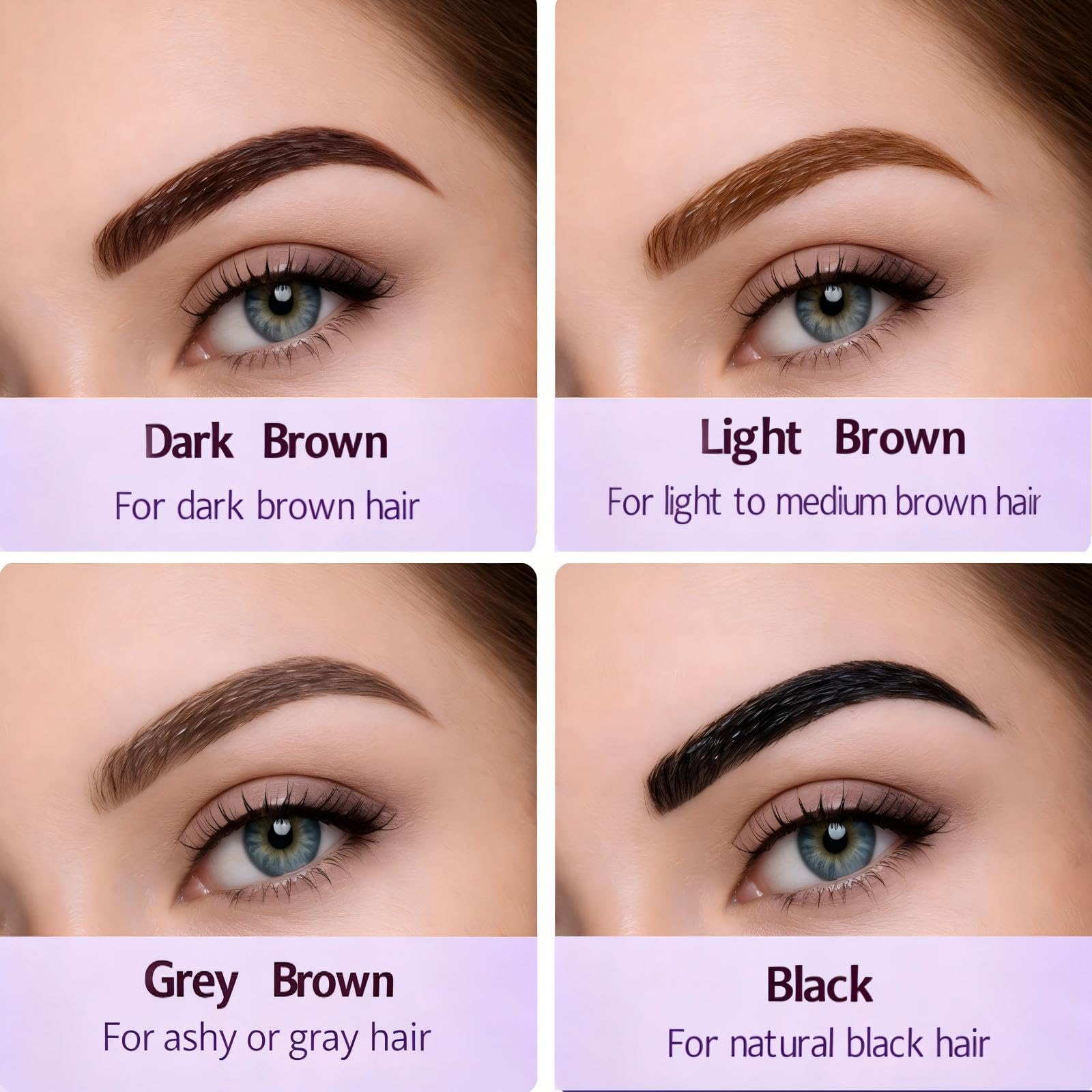 Genvyne before and after brows illustrating fuller natural appearance benefit