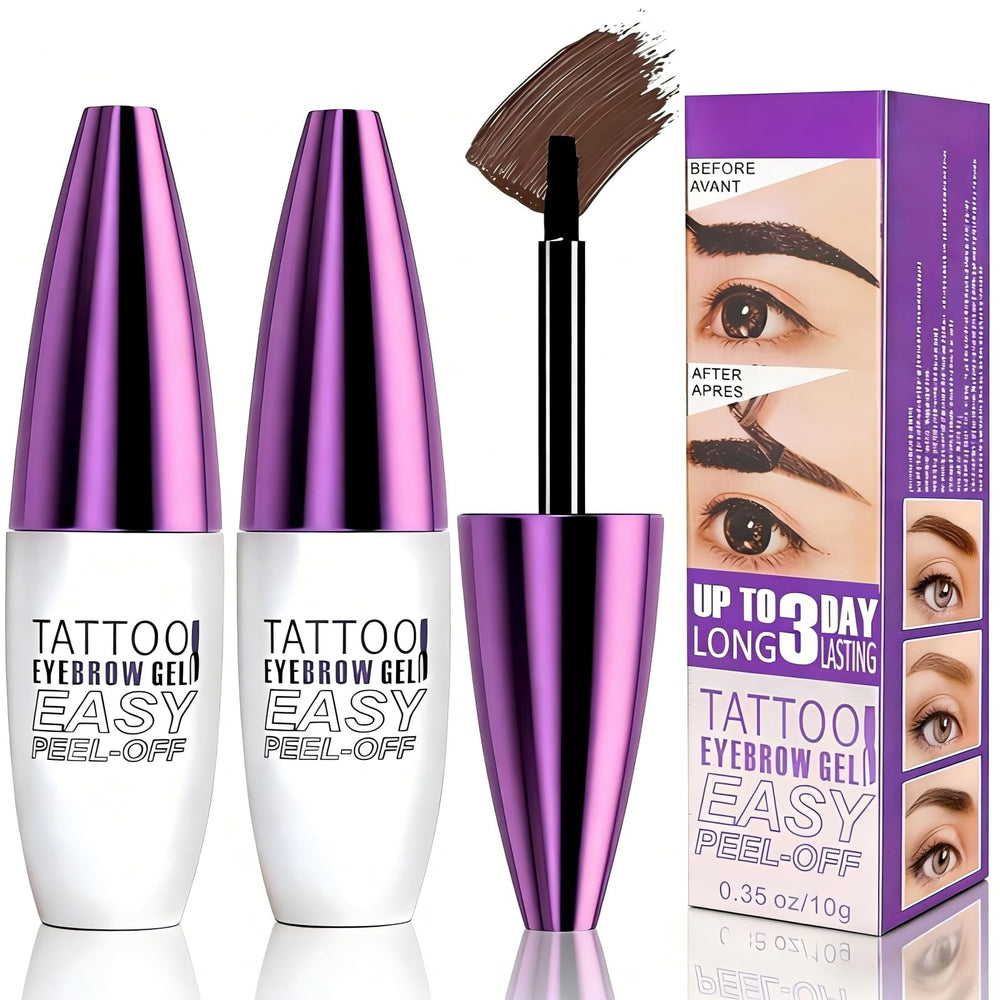 Genvyne front packaging showing kit contents and dark brown shade benefit