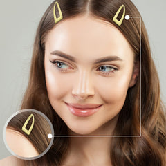 Geosar assorted candy-colored clips laid out, mix-and-match styling benefit