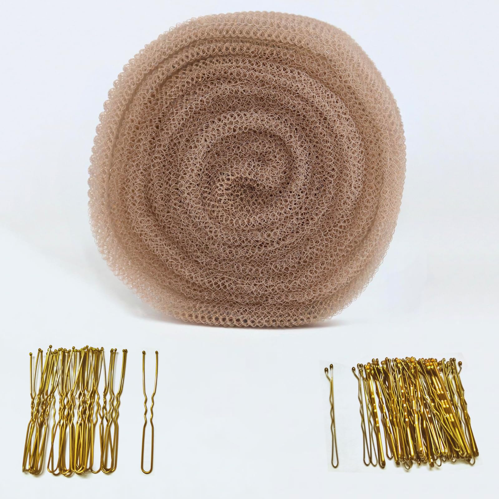 GERILKAI front view of tan brown hair sponge showing shape and benefits
