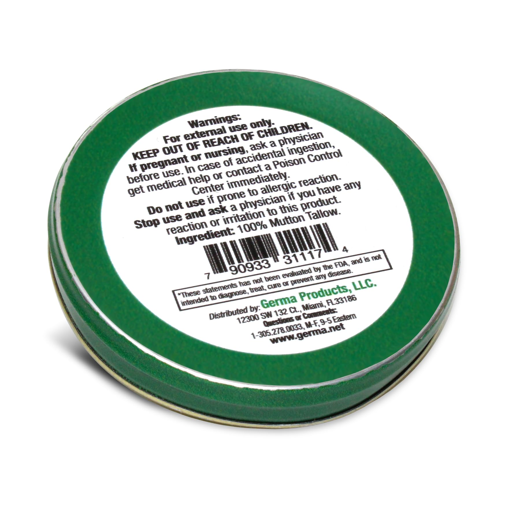 Germa open jar revealing rich cream texture to show deep moisturizing benefit