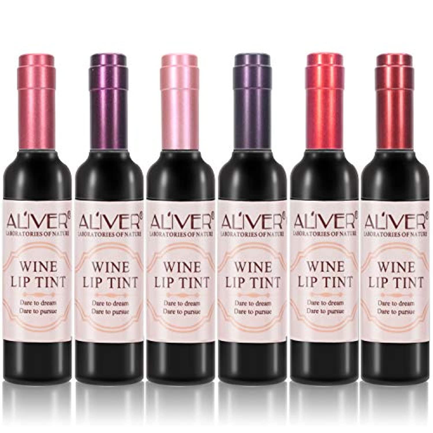 GETPUNA front packaging showing six wine-shaped gloss tubes and benefits