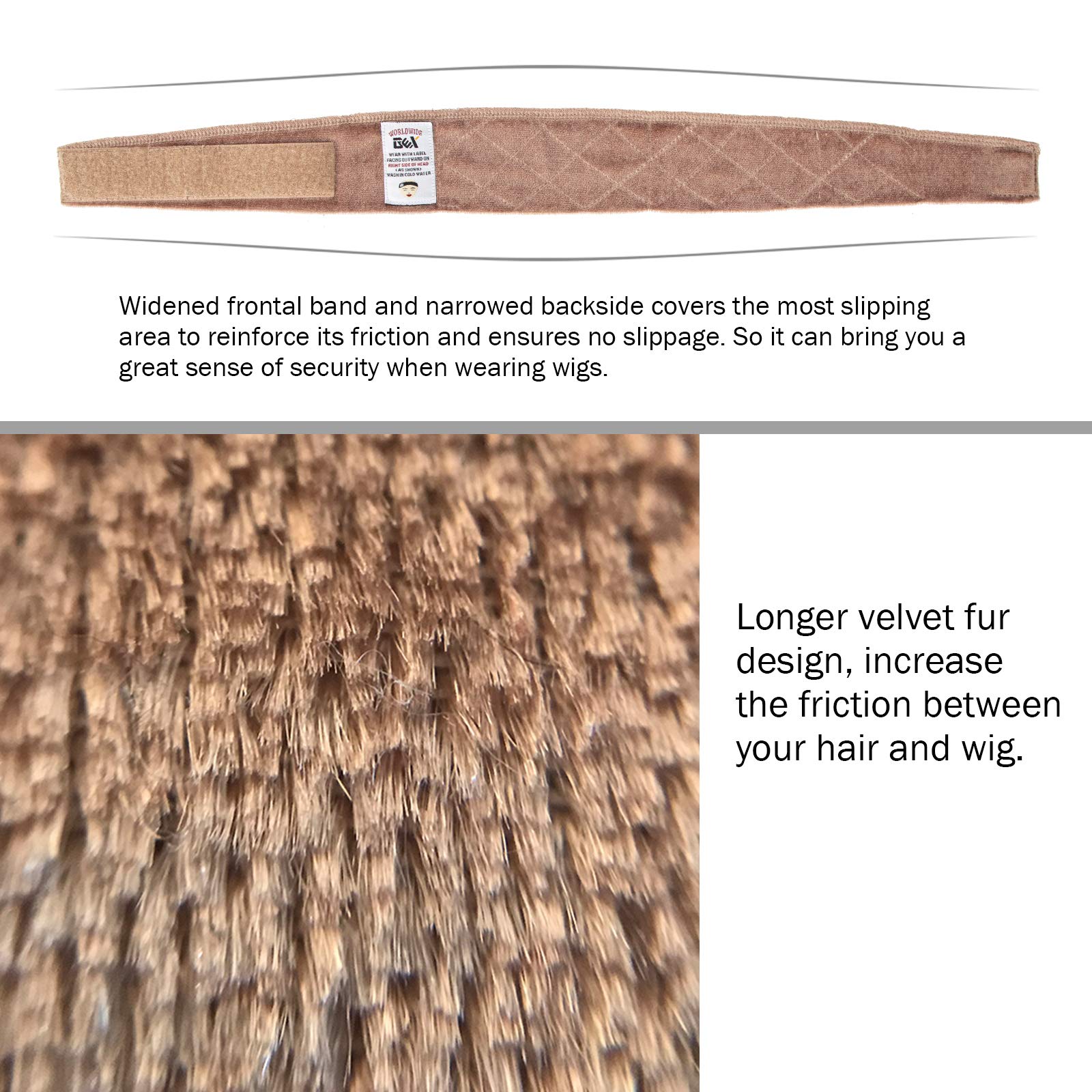 GEXWORLDWIDE wig grip used during exercise showing stable non-slip benefit
