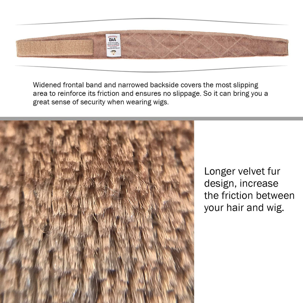 GEXWORLDWIDE wig grip used during exercise showing stable non-slip benefit