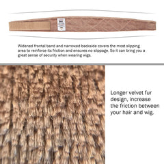 GEXWORLDWIDE wig grip used during exercise showing stable non-slip benefit