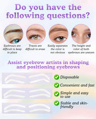 Geyynow used during brow tinting for mess-free edges
