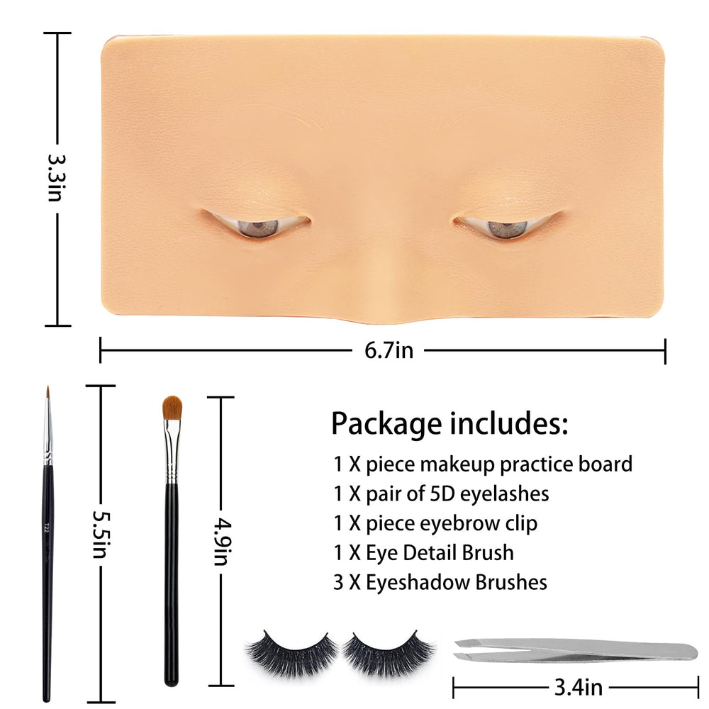 GFPGYQ close-up of silicone eye texture for accurate brush feedback and durability