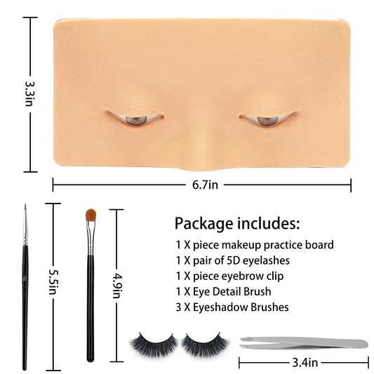 GFPGYQ close-up of silicone eye texture for accurate brush feedback and durability