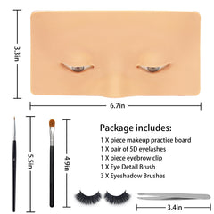 GFPGYQ close-up of silicone eye texture for accurate brush feedback and durability