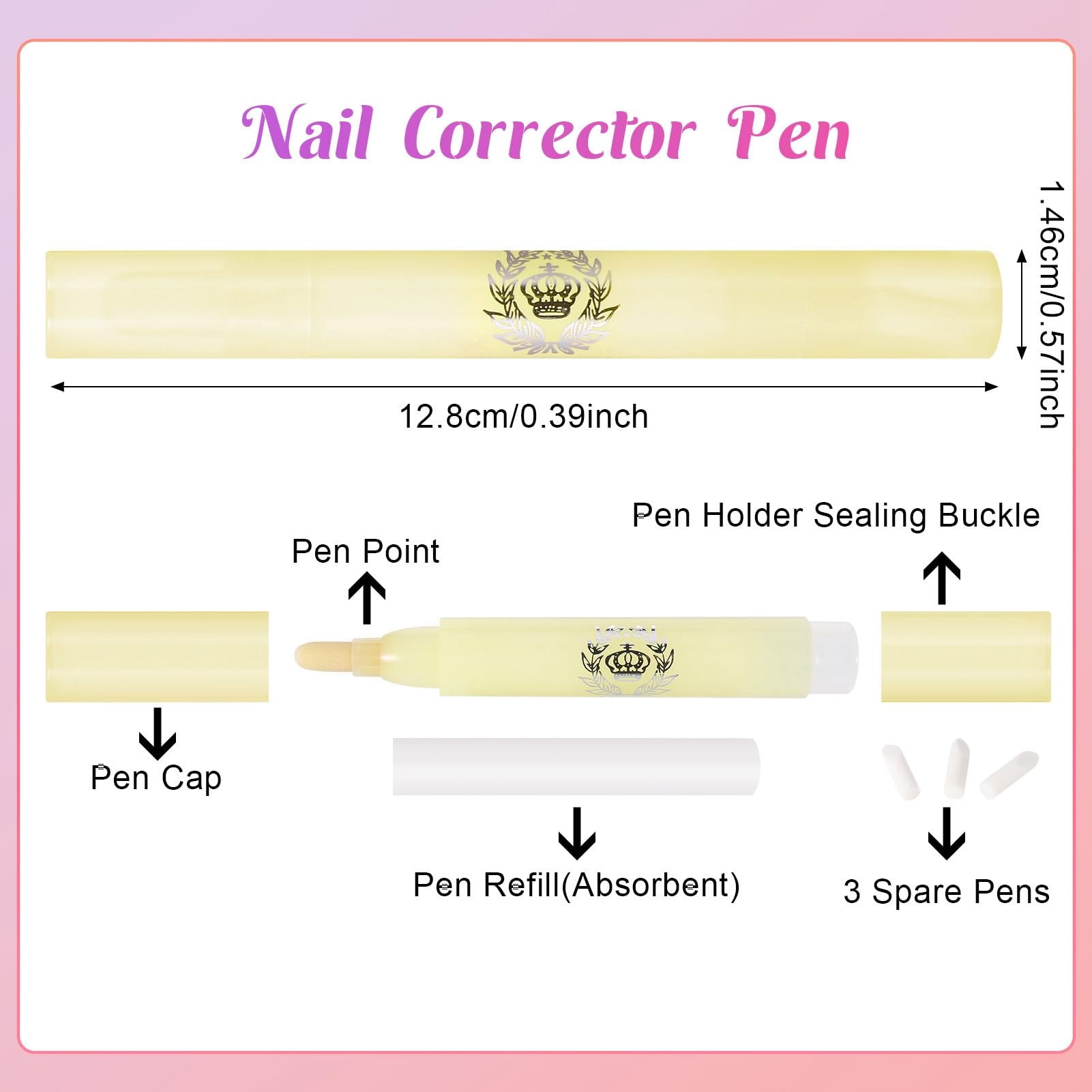 GGSTDDUP correcting polish at nail edge demonstrating accurate cleanup