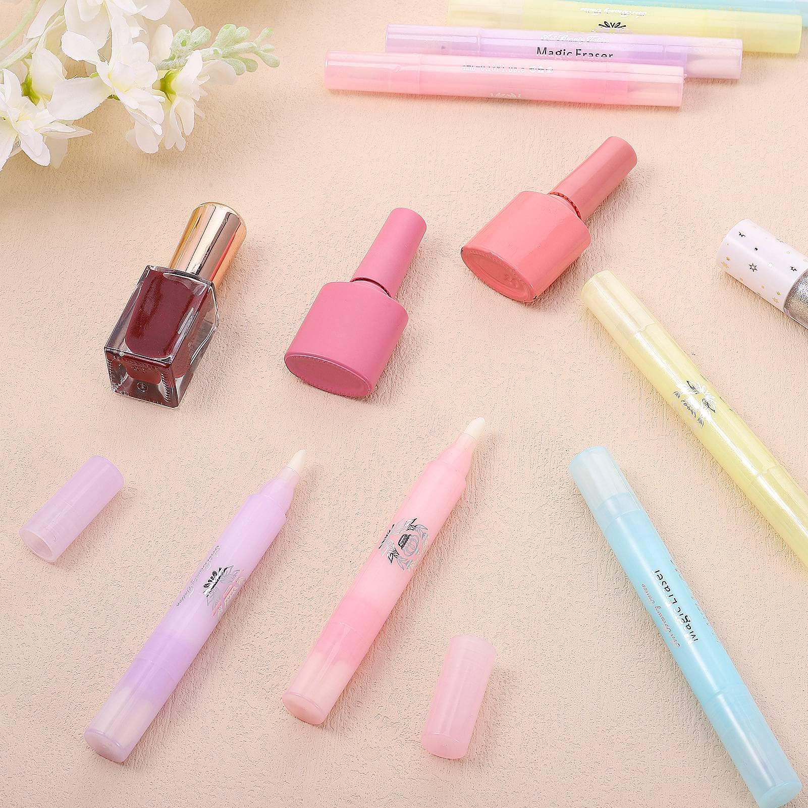 GGSTDDUP pens on salon counter showing professional tidy workstation