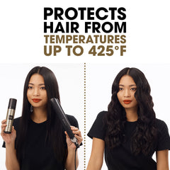 ghd Bodyguard texture on hand showing lightweight, invisible finish