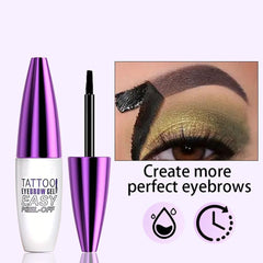 GHFCZOO applying gel with brush to shape brows for defined arches