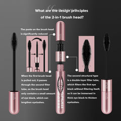 GHFCZOO open tube with both brushes showing two-in-one use