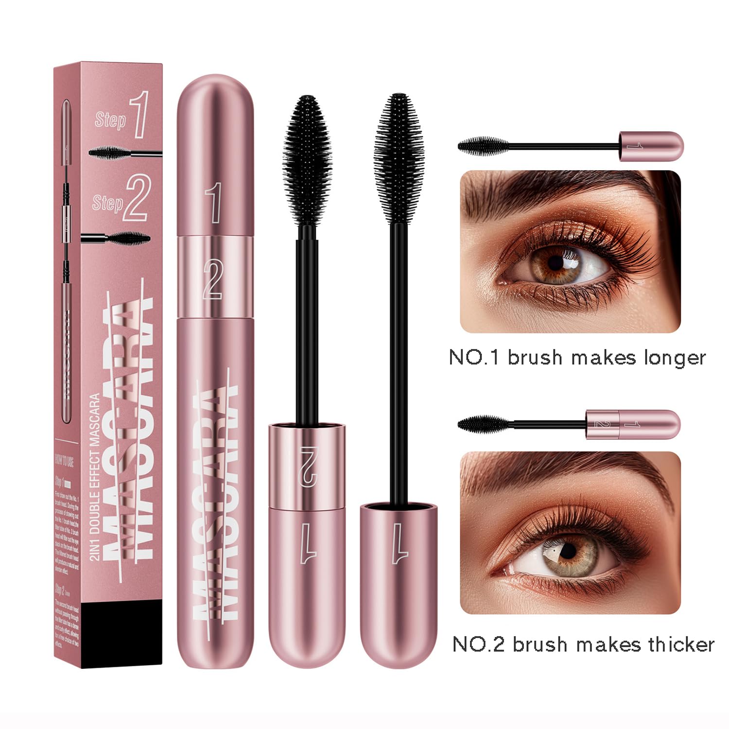 GHFCZOO detailed volumizing wand for thicker lash impact