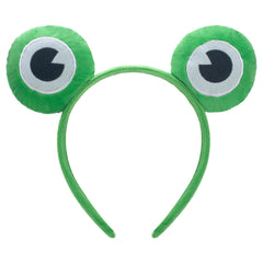 GHGMAO front view of frog headband showing playful ears and shape for costume appeal