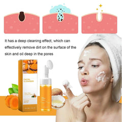 GHTPJ brush detail displaying soft bristles for gentle exfoliation
