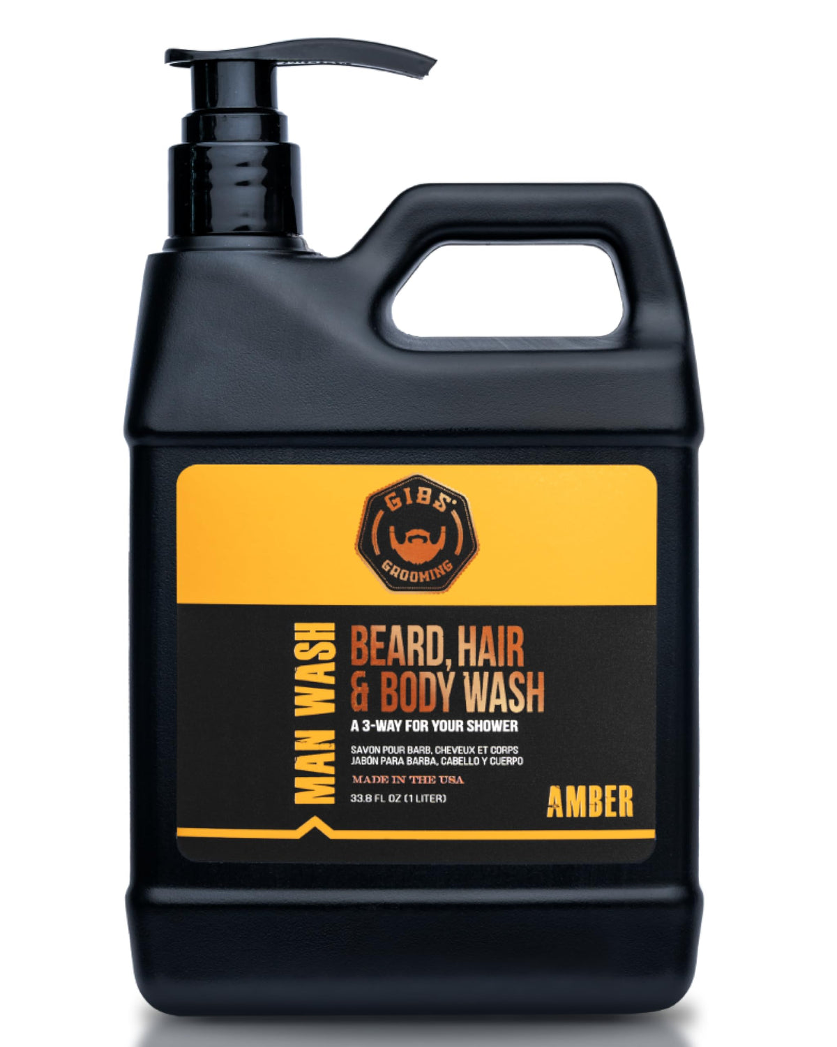 GIBS front label shot showing amber scent and product benefits