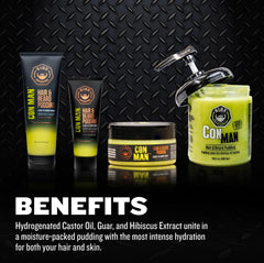 GIBS Con Man applied on hand demonstrating spreadability and quick absorption benefit