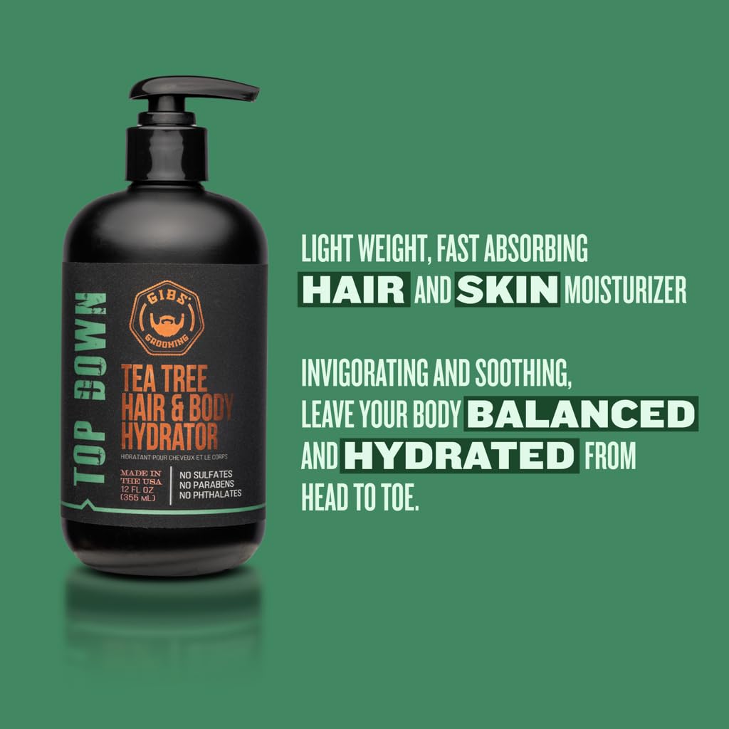 GIBS applied to hair ends showing smoothing benefit and reduced frizz