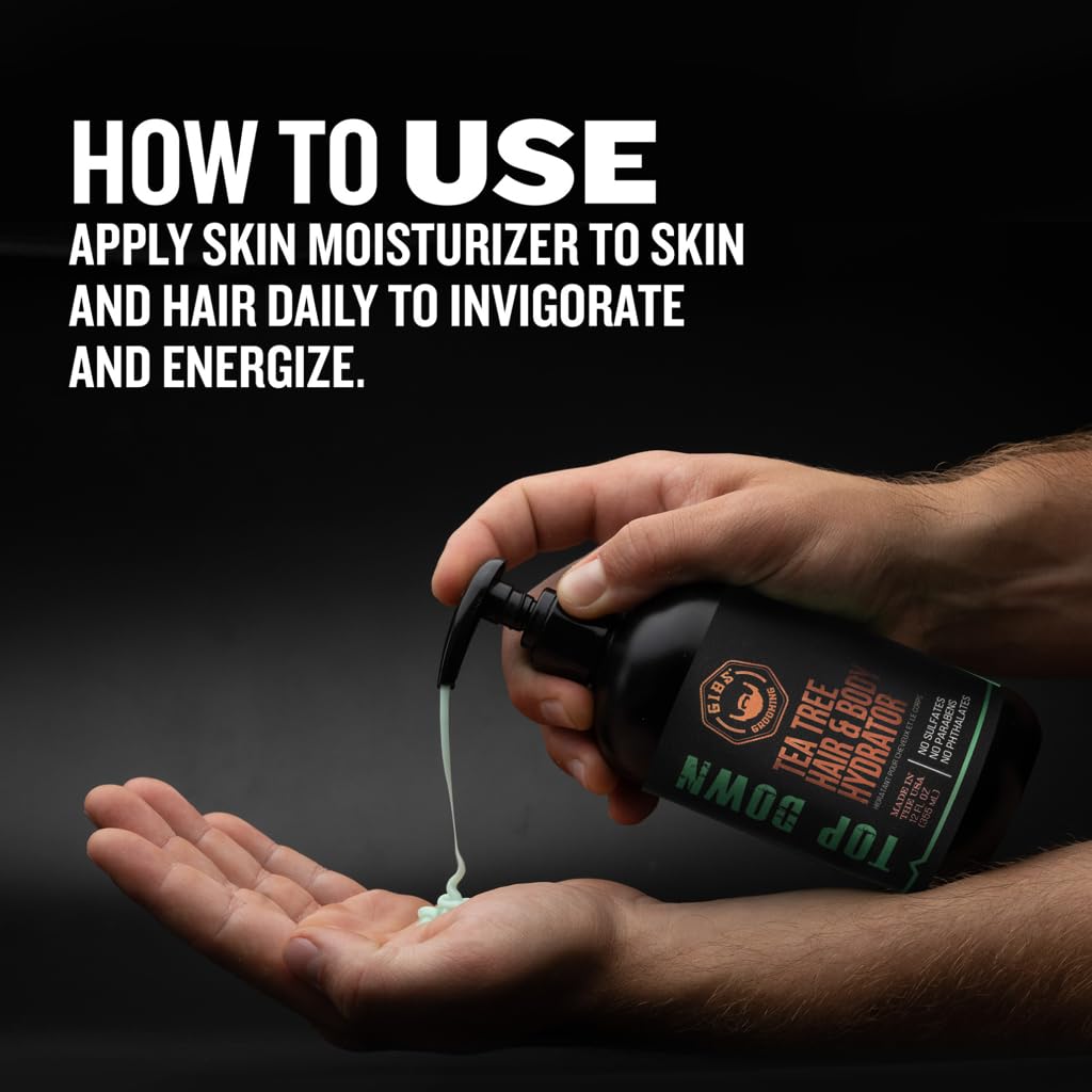GIBS texture on hand demonstrating light spreadability and fast absorption