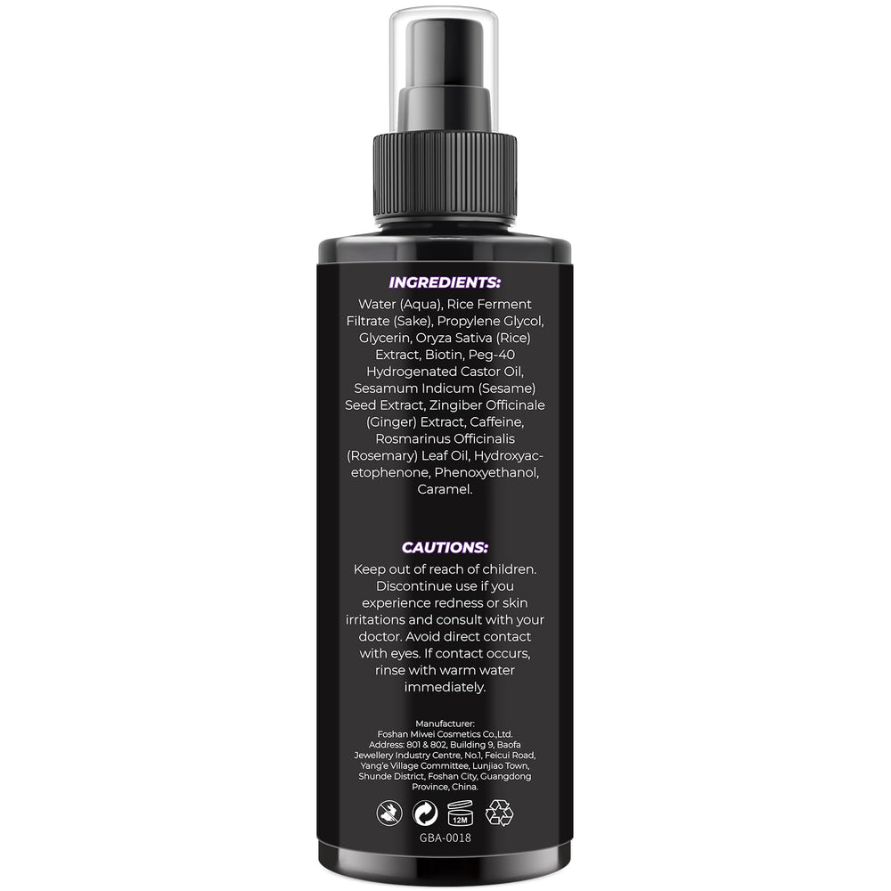 GIFBEA hair texture comparison showing smoother, shinier manageable strands