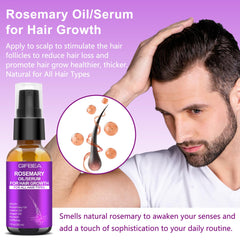 GIFBEA rosemary and rice water visual emphasizing botanical support for shine
