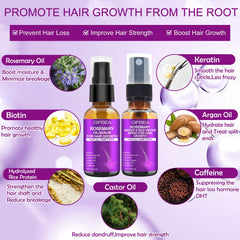 GIFBEA spray mist dispersing on hair to hydrate and detangle without weight