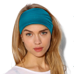GiLi close-up fabric texture of headband blend showing softness and moisture-wicking benefit