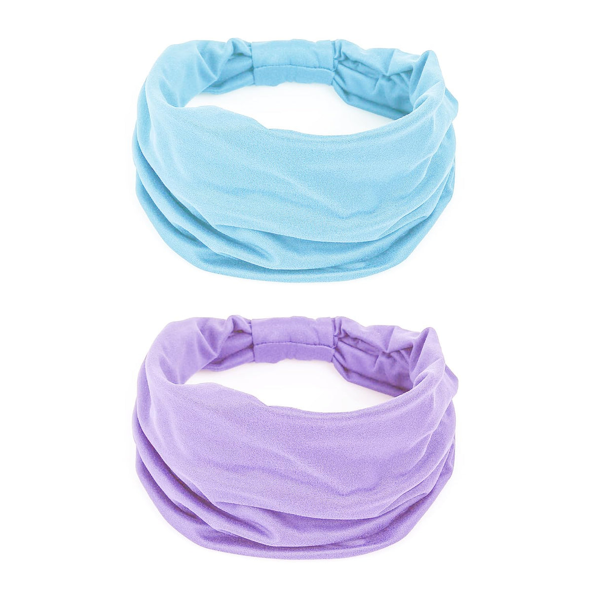 GiLi front view of two-pack headbands showing colors and packaging benefit comfort