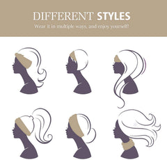 GiLi used during skincare routine showing hands-free hair hold and comfort