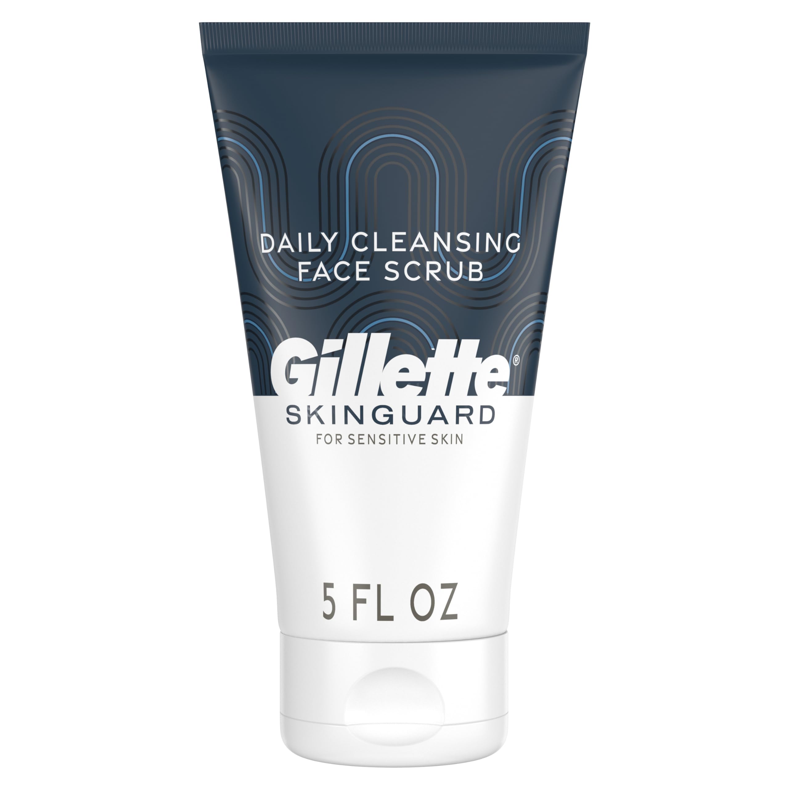 Gillette SkinGuard front packaging shows brand and benefits for sensitive skin