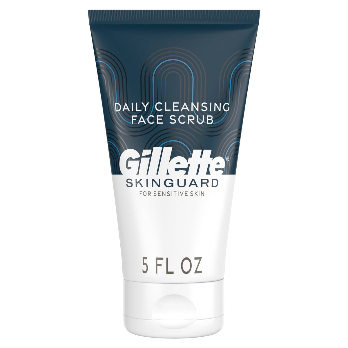 Gillette SkinGuard front packaging shows brand and benefits for sensitive skin
