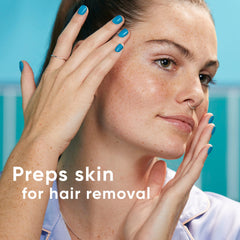 Gillette Venus on bathroom vanity with towel showing everyday routine and refreshed-skin benefit