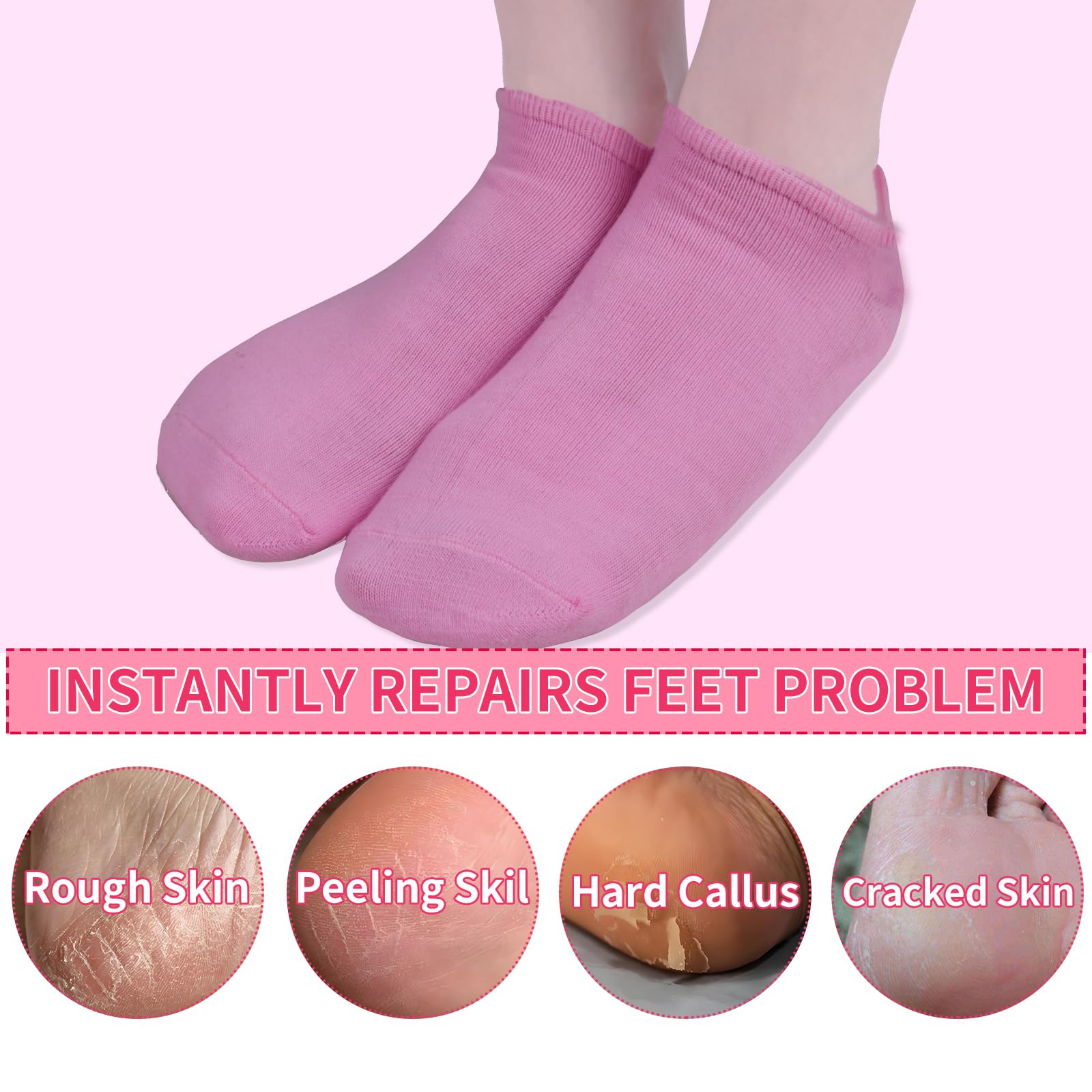 Giloner socks beside ruler for scale, displays fit for US women shoe sizes