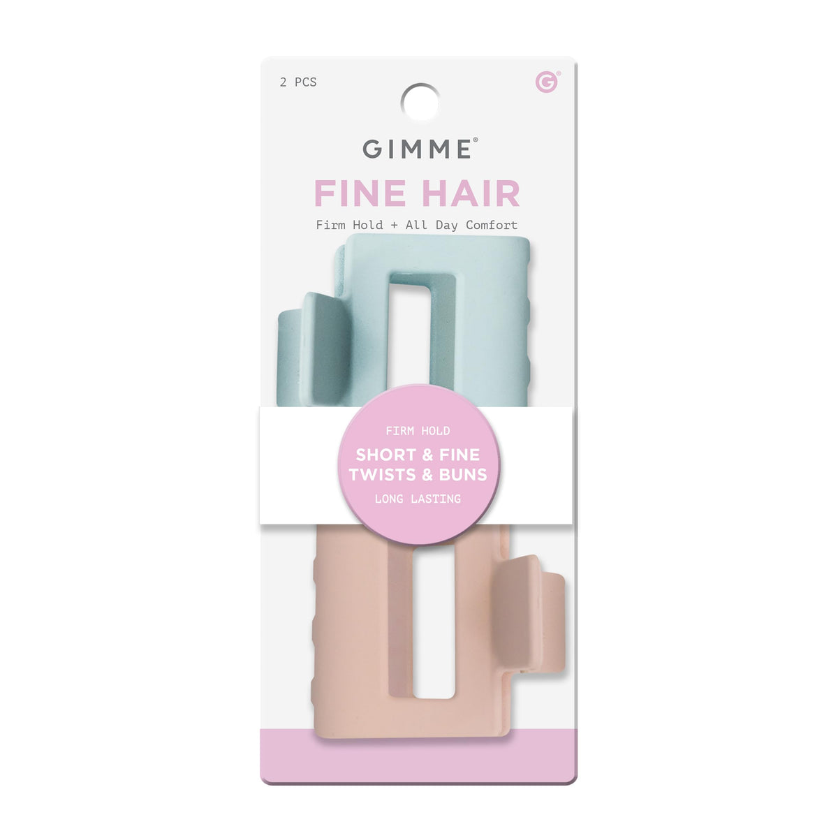 GIMME mini claws front packaging showing color and compact design with durable hold