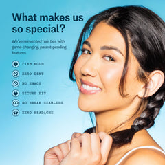 GIMME band stretched to show spandex elasticity and gentle secure hold