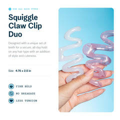 GIMME clip wavy silhouette detail highlighting recycled-plastic construction and style