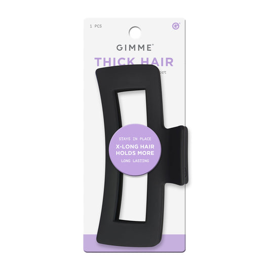 GIMME XL clip front view showing full length and secure hold benefit