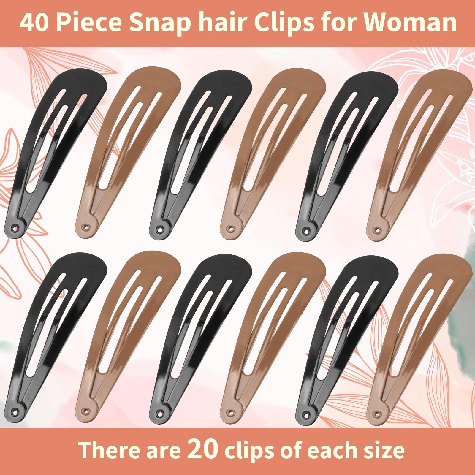 Gingbiss clip secured in long hair demonstrating strong hold without snagging benefit