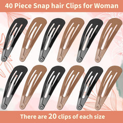 Gingbiss clip secured in long hair demonstrating strong hold without snagging benefit
