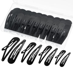 Gingbiss front packaging showing 40 black snap clips and box, keeping accessories organized