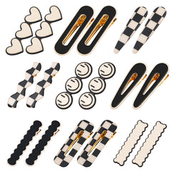 Gingbiss front packaging showing 18 black and white clips and storage box — organized set benefit