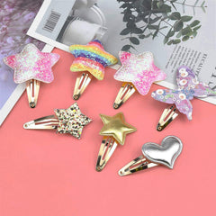 Gingbiss hair clip next to ruler showing 7 cm length for sizing clarity