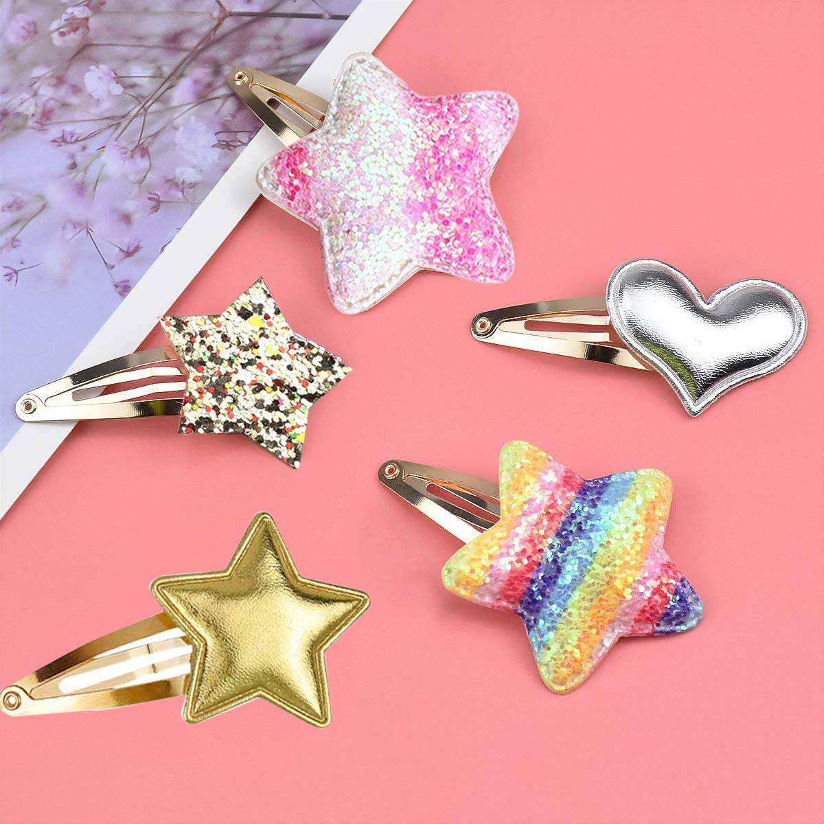 Gingbiss assorted heart butterfly star crown shapes displayed for styling ideas